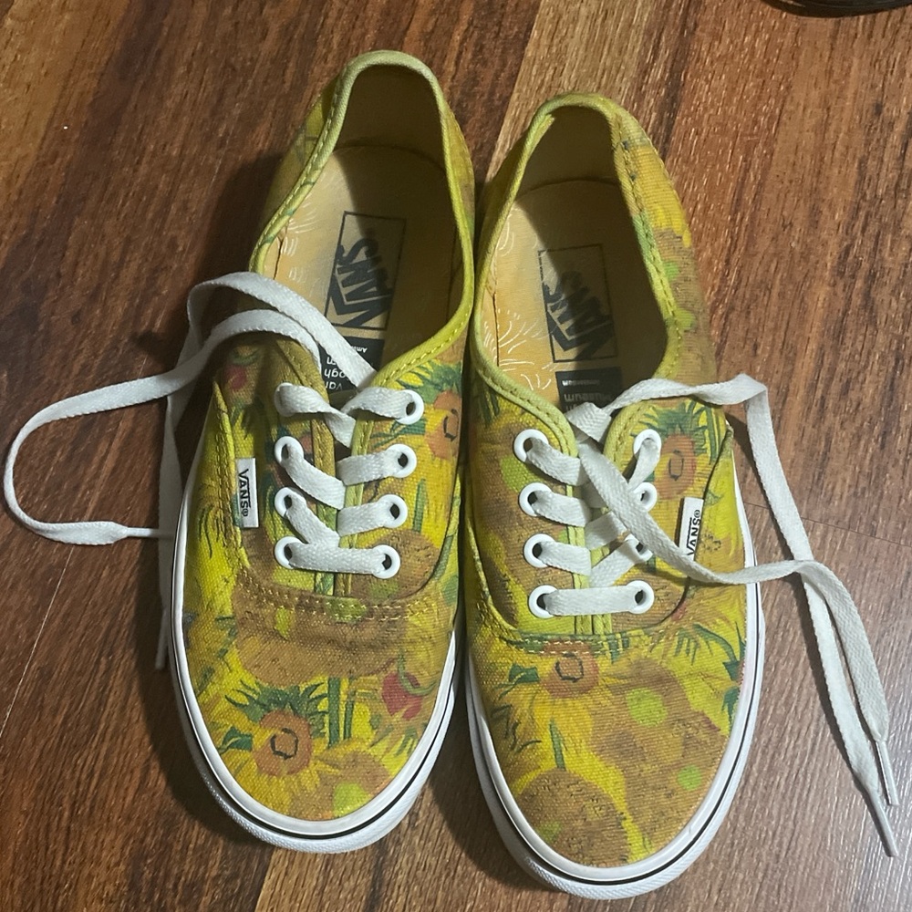 VANS Vincent Van Gogh x Sunflowers Van Gogh Museum Amsterdam M4.5/W6 - Rare